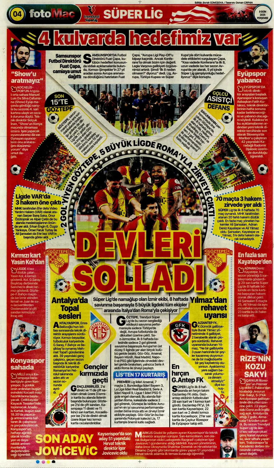 "Fenerbahçe, Tedesco'yla ilgili kararını verdi" | Sporun manşetleri - 23