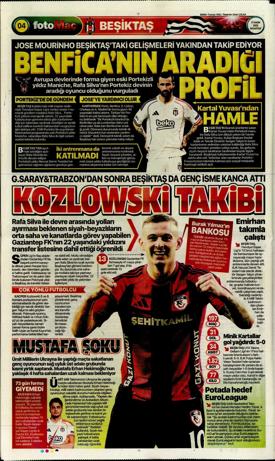 "Tedesco ilk bileti kesti: "Kendine takım bul" | Sporun manşetleri - 22 "Tedesco ilk bileti kesti: "Kendine takım bul" | Sporun manşetleri - 22