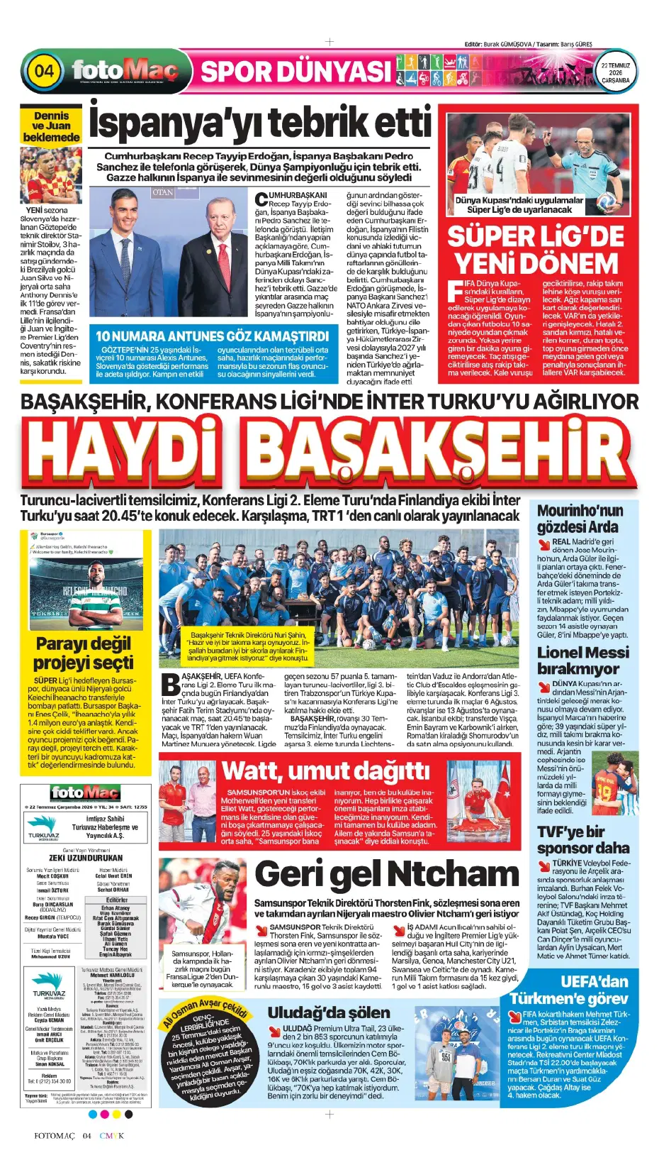 Ollie Watkins Fenerbahçe'ye geliyor | Sporun manşetleri - 7 Ollie Watkins Fenerbahçe'ye geliyor | Sporun manşetleri - 7