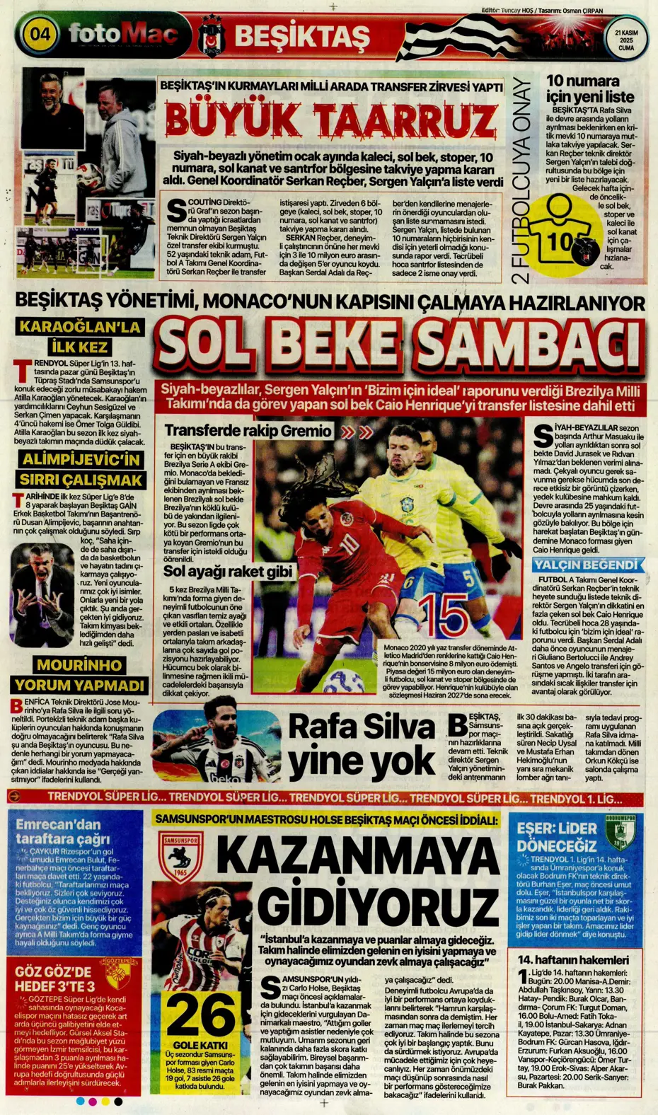 "Galatasaray'dan Rodrygo bombası" | Sporun manşetleri - 15