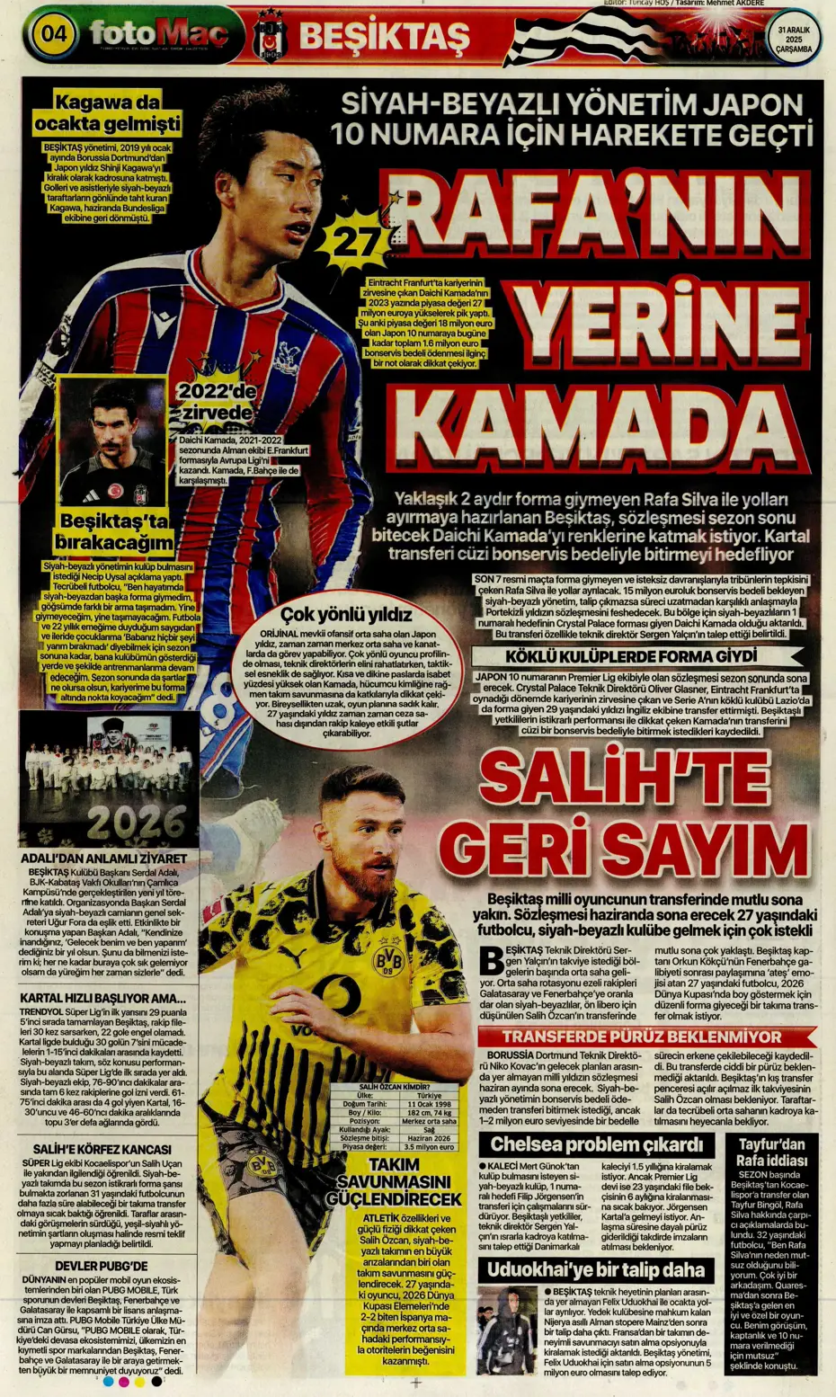 "Rafa Silva'nın yerine bomba isim geliyor" | Sporun manşetleri - 17