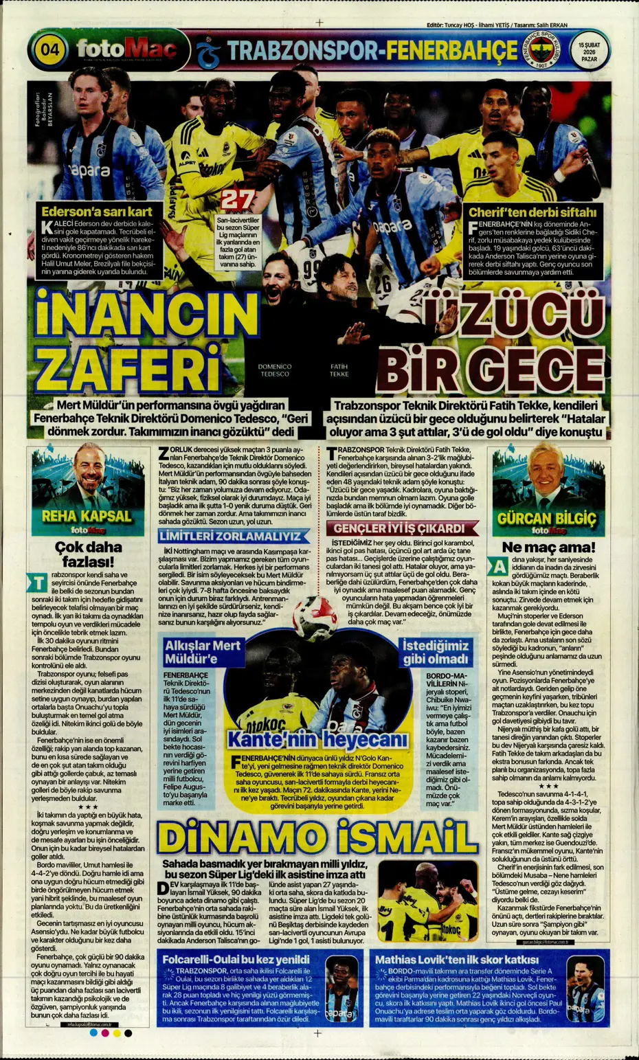 "Eyvah! Galatasaray'da Yunus Akgün endişesi" | Sporun manşetleri - 5 "Eyvah! Galatasaray'da Yunus Akgün endişesi" | Sporun manşetleri - 5