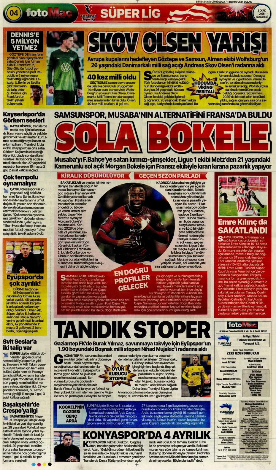 "Fenerbahçe'ye yeni yılın ilk piyangosu Sofyan Amrabat'tan" | Sporun manşetleri - 8