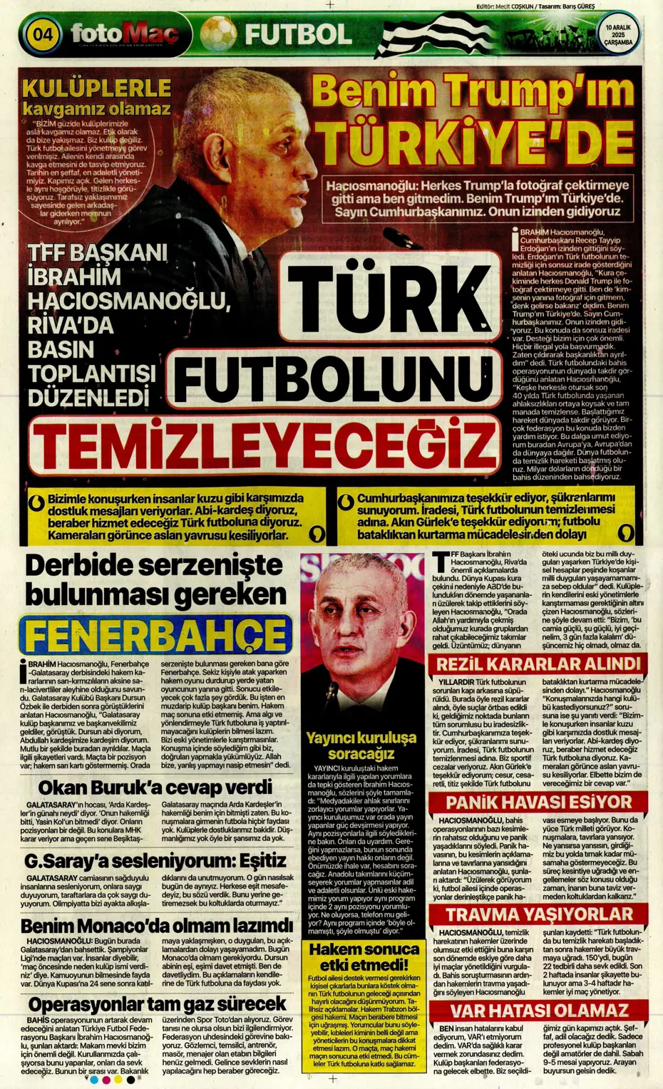 "Galatasaray 10 saniyede yıkıldı" | Sporun manşetleri - 8