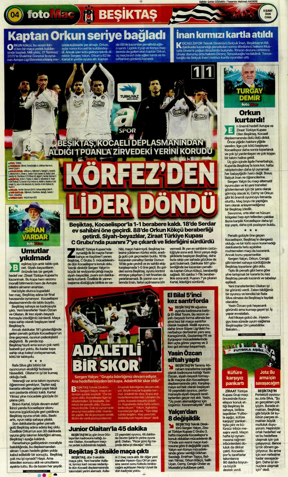 "Transferin son günü Aral Şimşir bombası" | Sporun manşetleri - 16 "Transferin son günü Aral Şimşir bombası" | Sporun manşetleri - 16