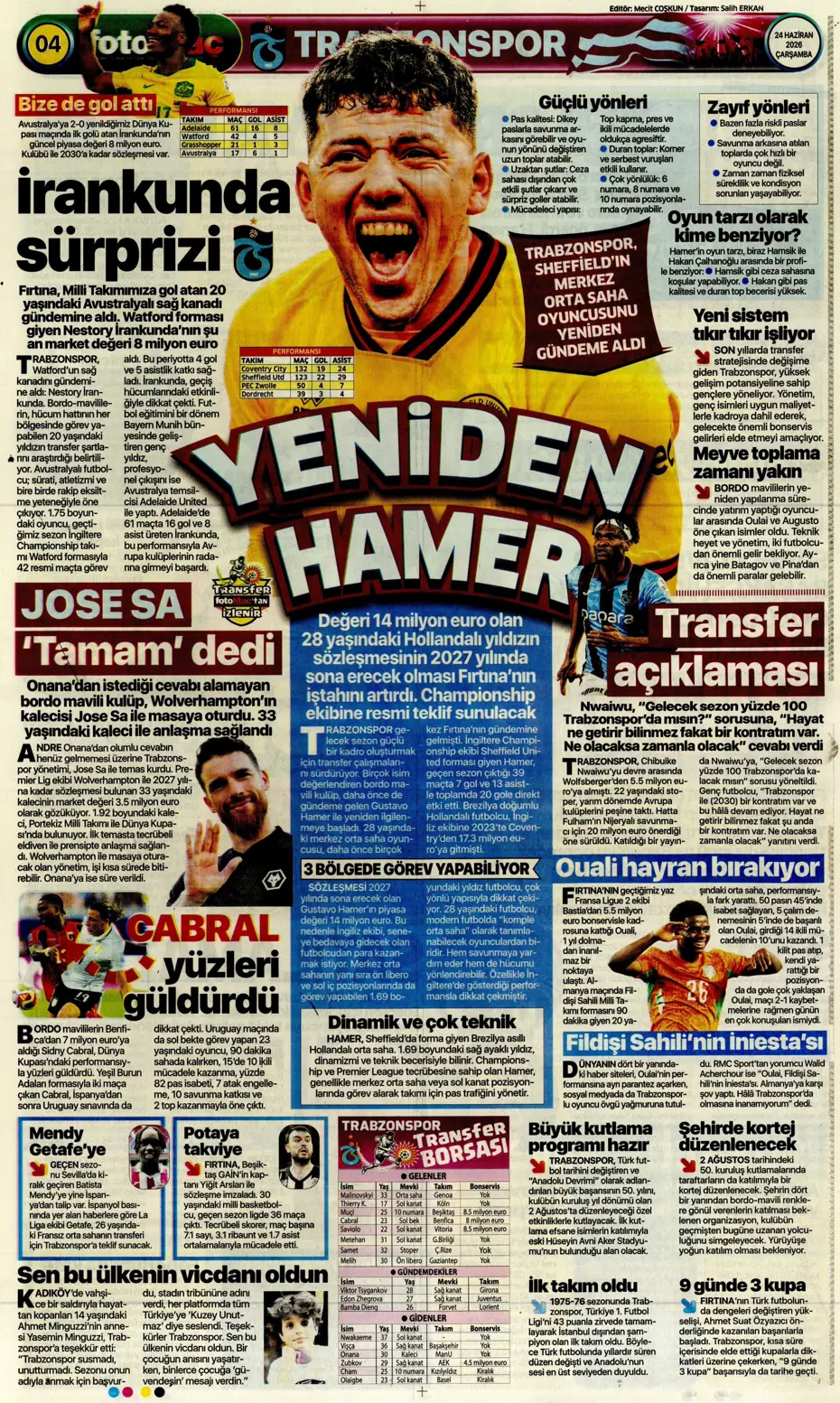 Shomurodov'a karşılık 3 isim! Fenerbahçe'den yılın takası | Sporun manşetleri - 4