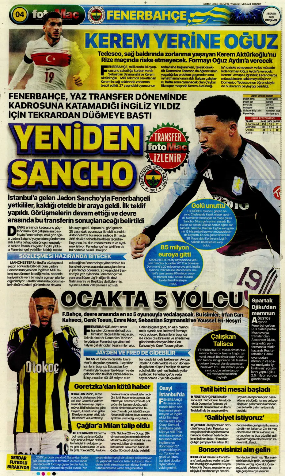 "Bizim Çocuklar Boğa'yı şişledi" | Sporun manşetleri - 22