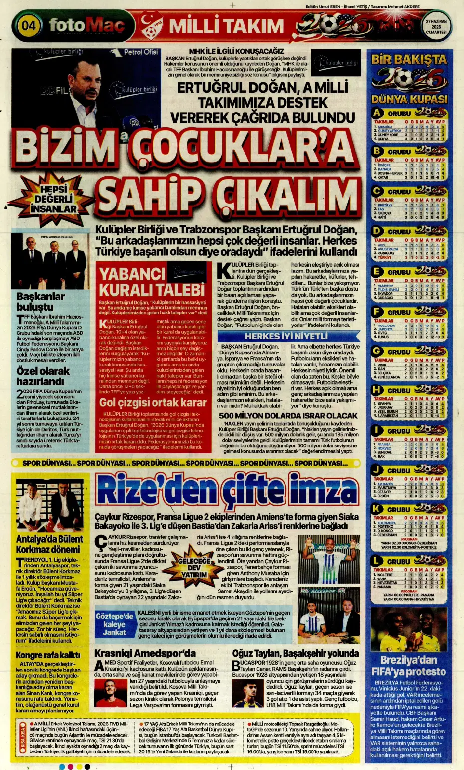 "Fenerbahçe'den bomba hamle: Oyarzabal" | Sporun manşetleri - 3