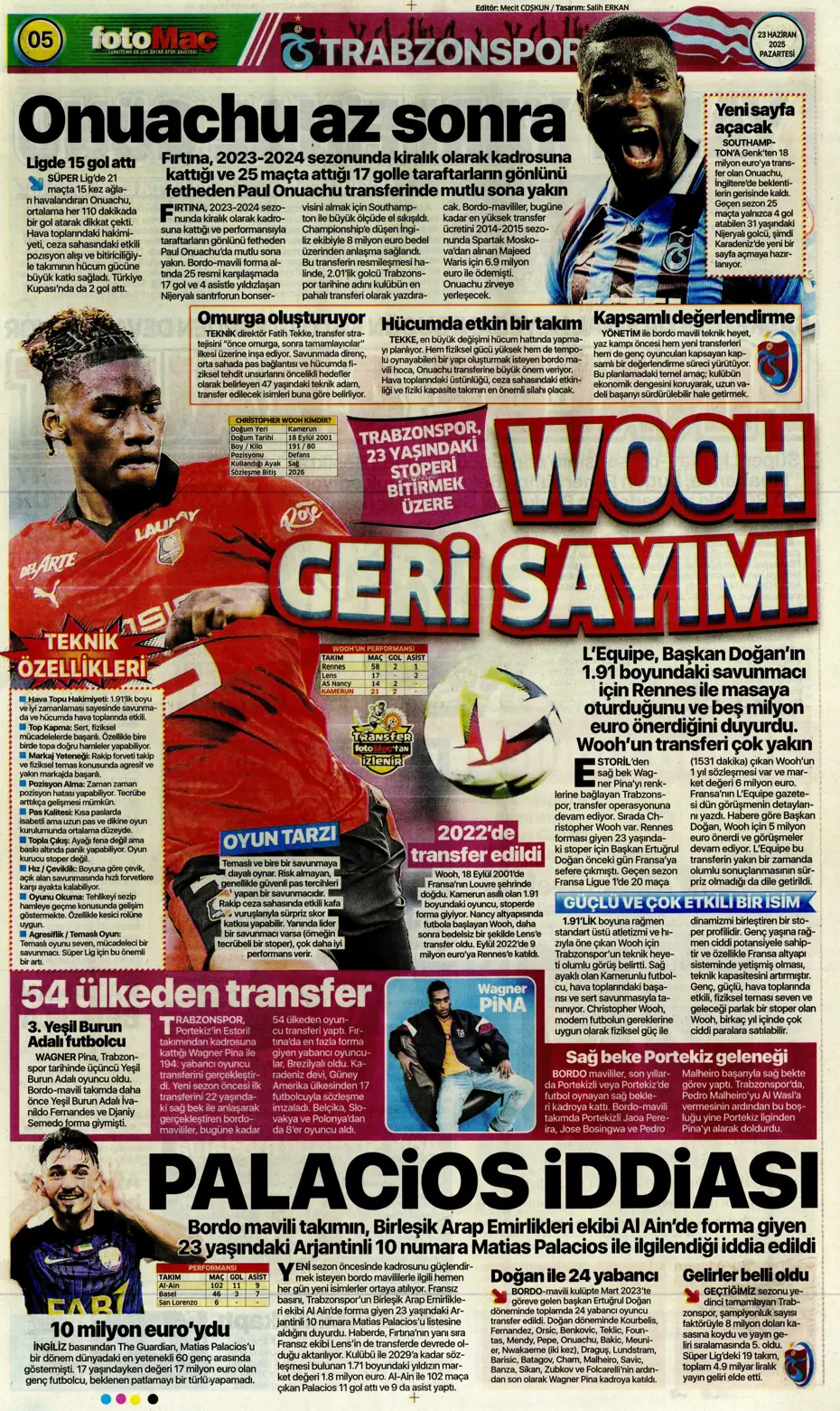 "Fenerbahçe'den Jadon Sancho bombası" | Sporun manşetleri - 22