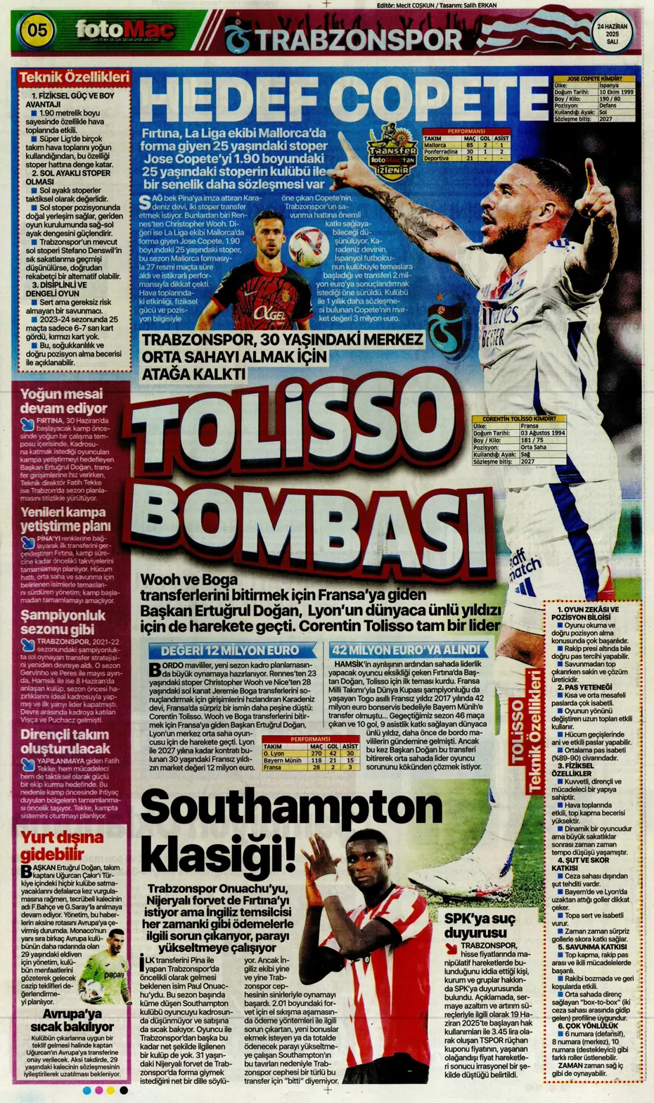 "Victor Osimhen'de son 16 gün" | Sporun manşetleri - 23