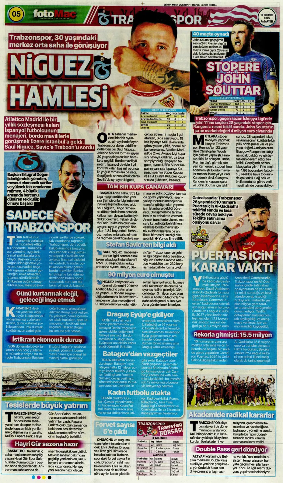 "Marco Asensio Fenerbahçe'de" | Sporun manşetleri - 21