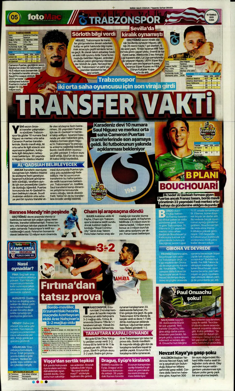 "Fenerbahçe'ye En-Nesyri piyangosu" | Sporun manşetleri - 21