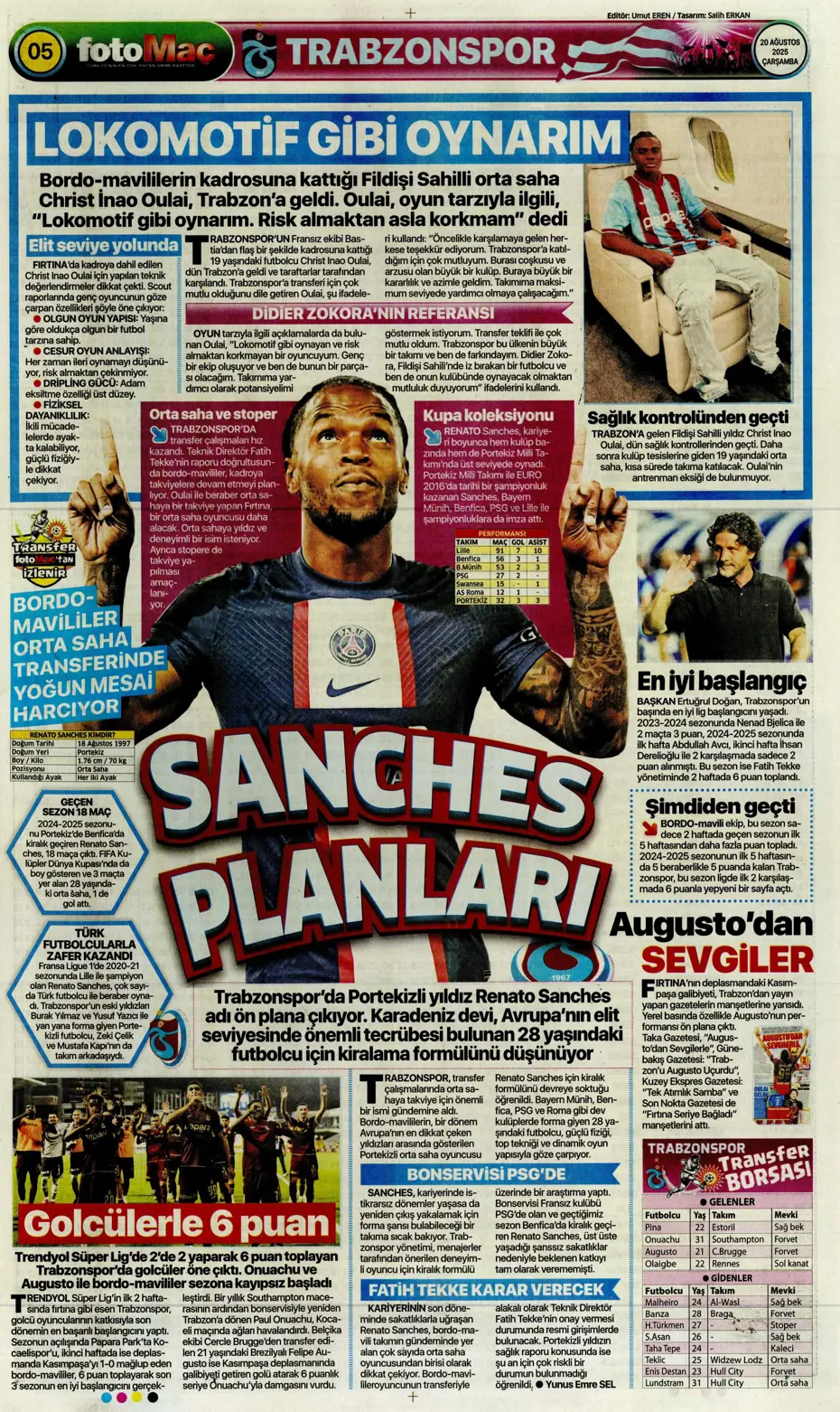 "Fenerbahçe'den Nene sonrası bir transfer daha" | Sporun manşetleri - 21