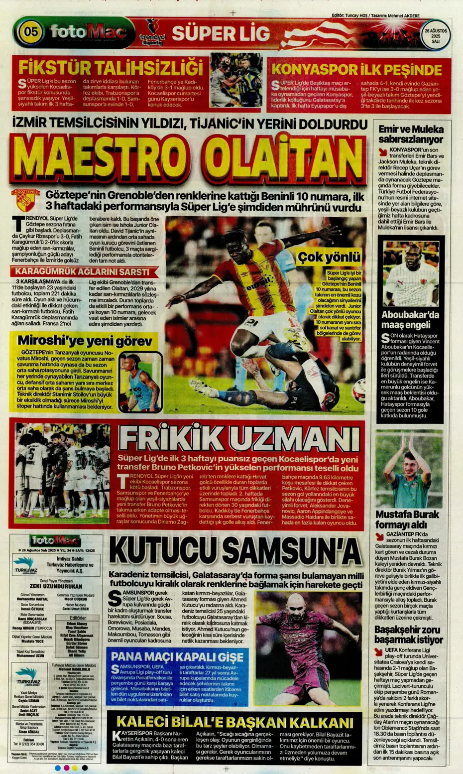 "Fenerbahçe, Zinchenko'yu bitiriyor" | Sporun manşetleri - 24