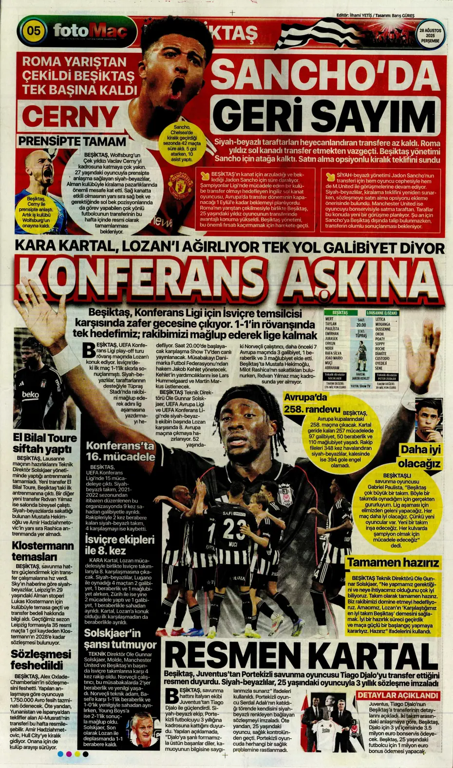 "Kerem Fenerbahçe'yi de Mourinho'yu da bitirdi" | Sporun manşetleri - 23