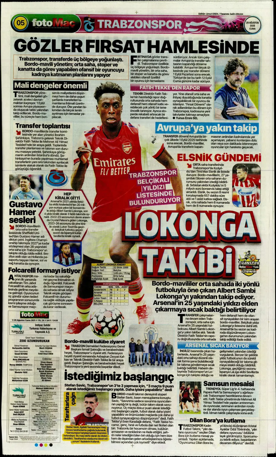 "Avrupa da gitti Solskjaer de" | Sporun manşetleri - 23
