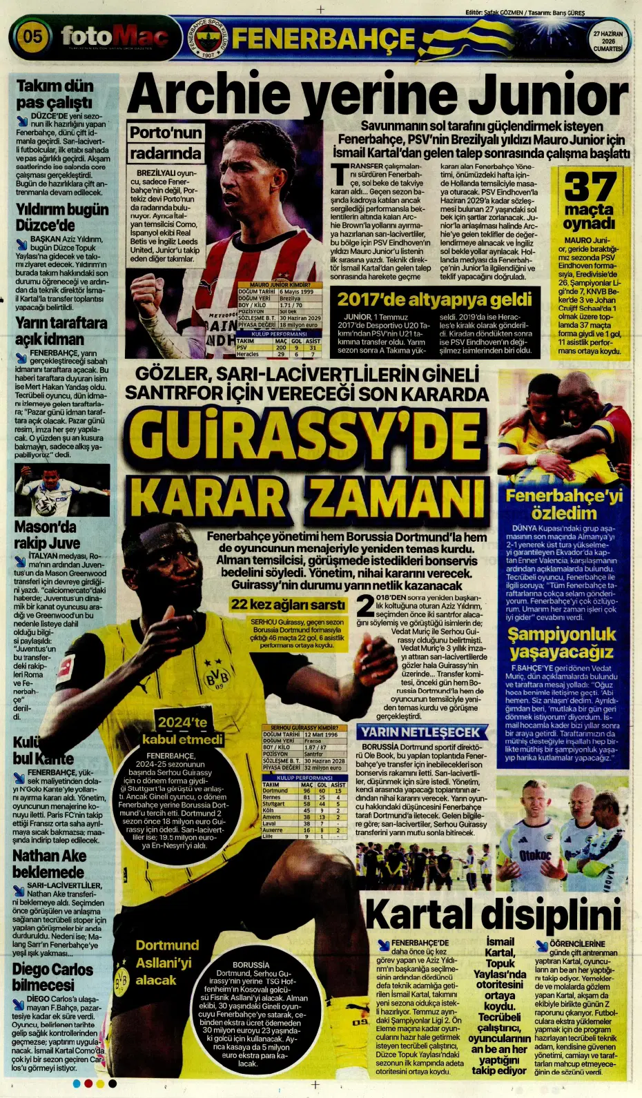 "Fenerbahçe'den bomba hamle: Oyarzabal" | Sporun manşetleri - 19
