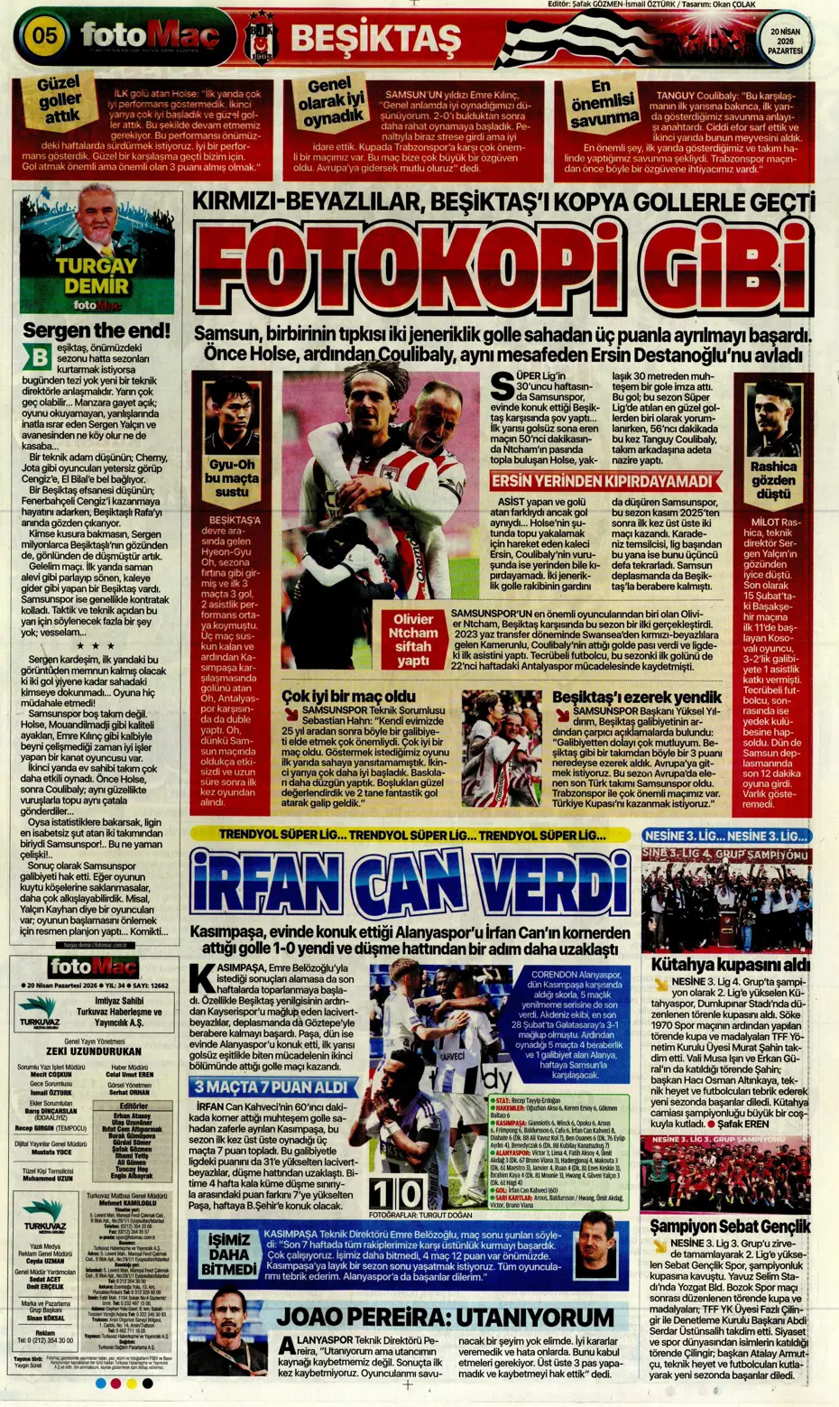 Eyvah! Gabriel Sara için geliyorlar | Sporun manşetleri - 5 Eyvah! Gabriel Sara için geliyorlar | Sporun manşetleri - 5
