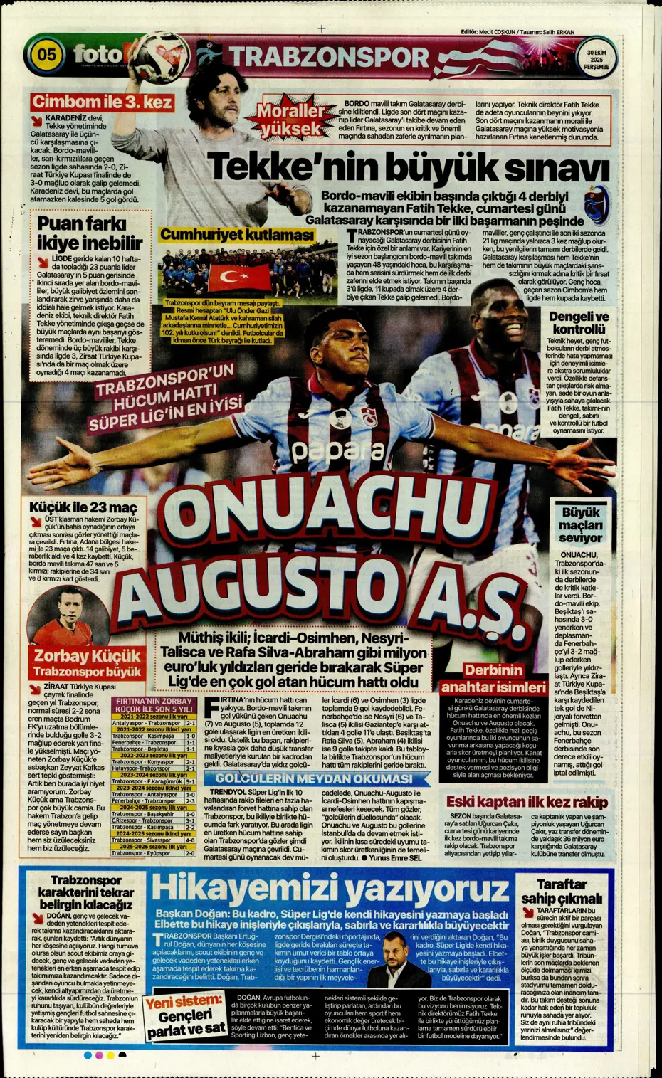 "Talisca teklife "Evet" dedi" | Sporun manşetleri - 21