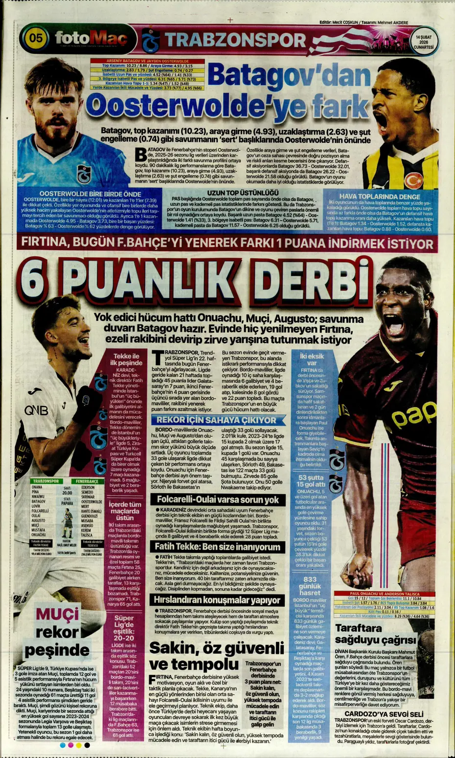 "Tedesco'dan Kerem Aktürkoğlu ve Musaba için flaş karar" | Sporun manşetleri - 6 "Tedesco'dan Kerem Aktürkoğlu ve Musaba için flaş karar" | Sporun manşetleri - 6