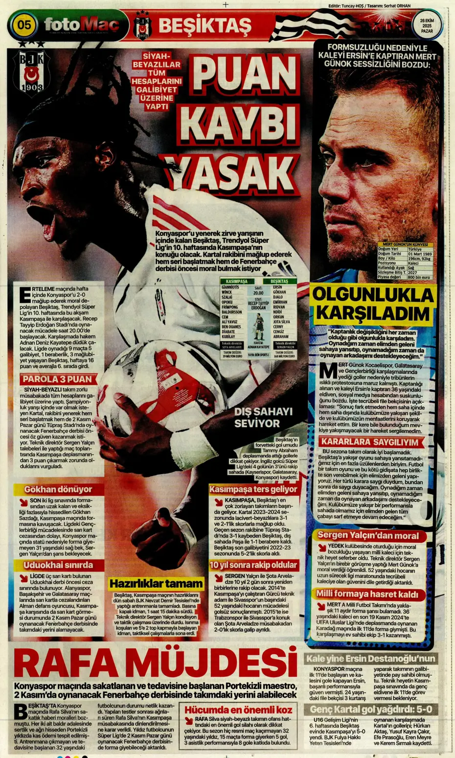 "Fenerbahçe'ye gol makinesi Sörloth" | Sporun manşetleri - 22 "Fenerbahçe'ye gol makinesi Sörloth" | Sporun manşetleri - 22