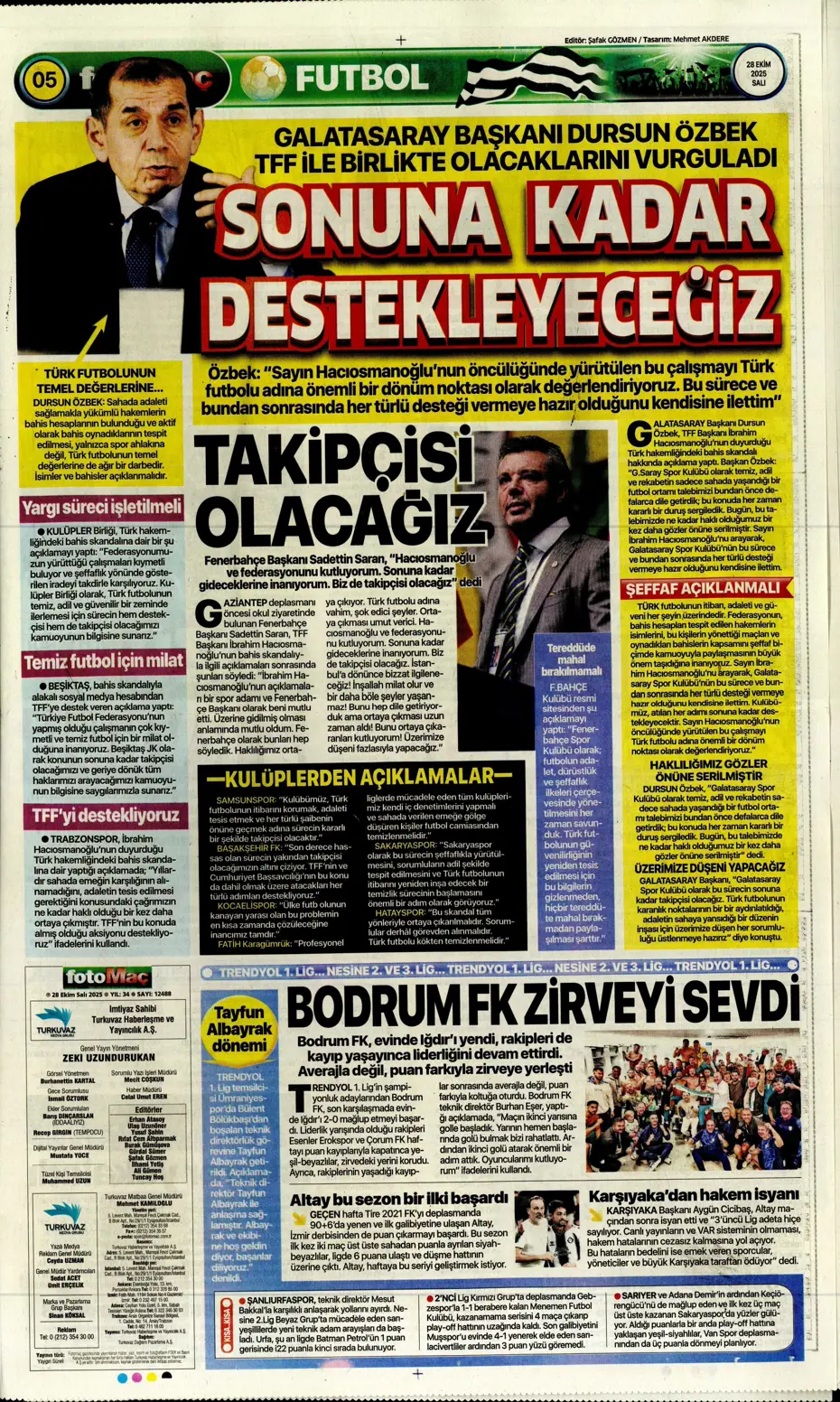 "Galatasaray'dan ocakta 2 bomba transfer" | Sporun manşetleri - 25 "Galatasaray'dan ocakta 2 bomba transfer" | Sporun manşetleri - 25