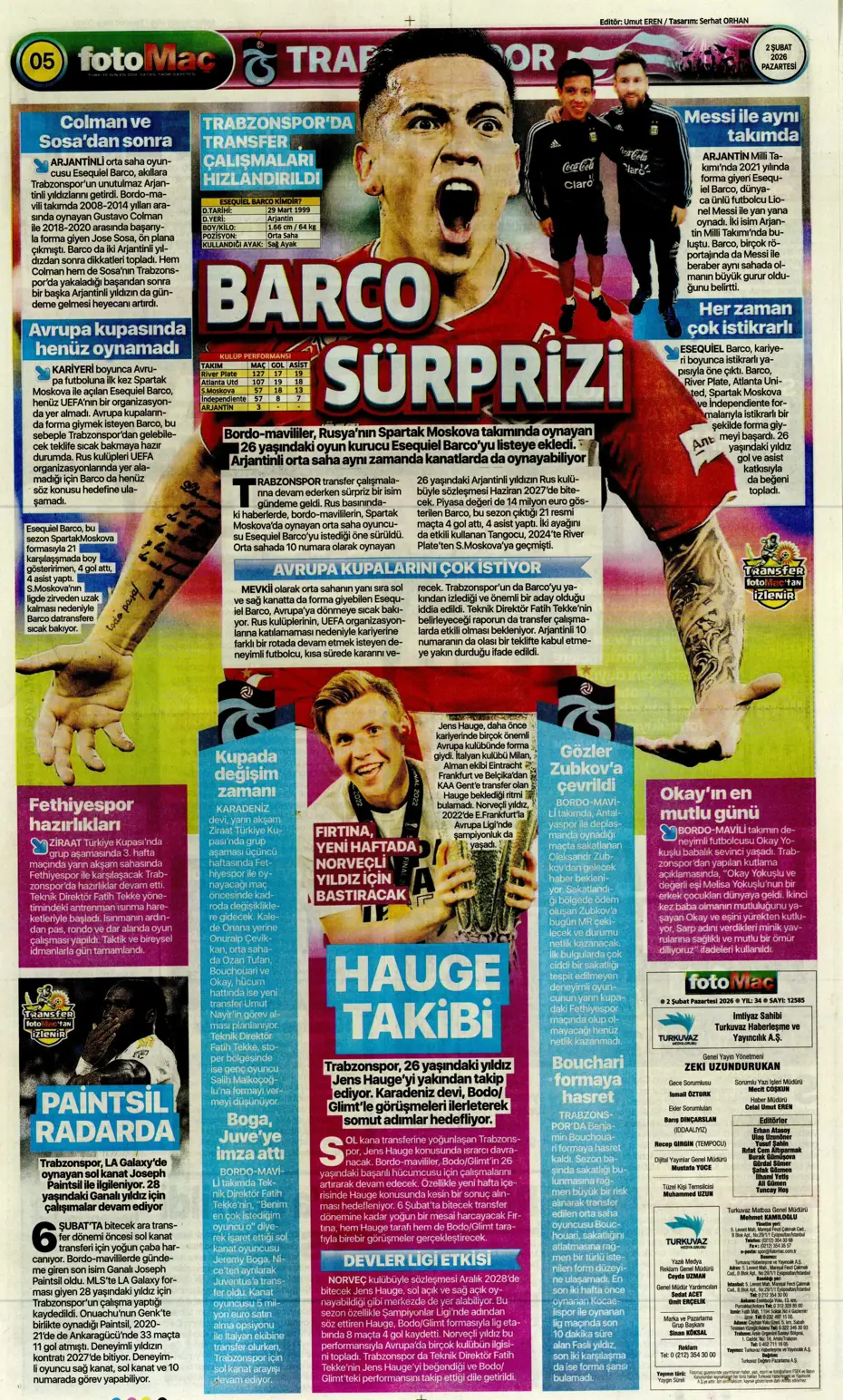 "Lookman peşinata kurban gitti" | Sporun manşetleri - 17