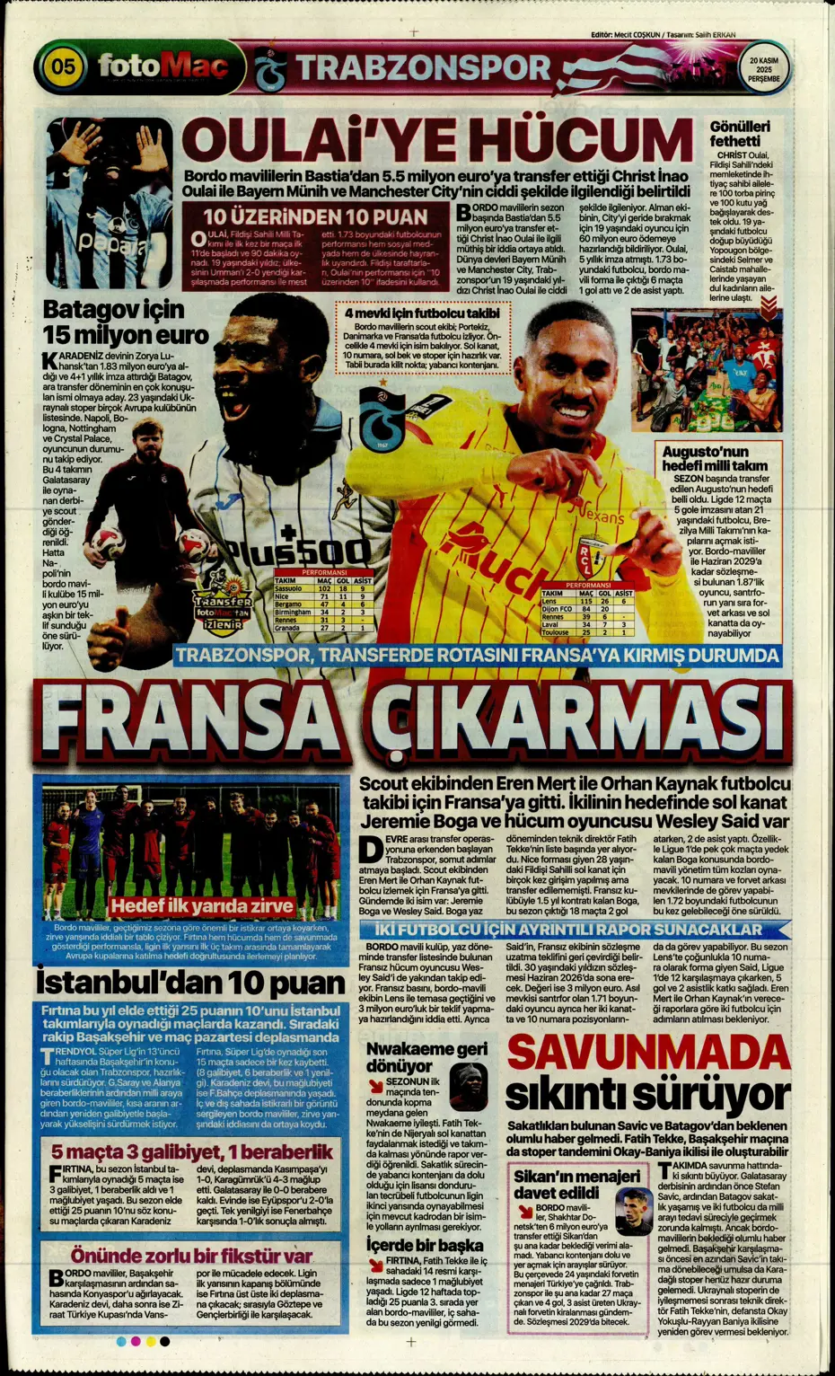 "Leao bombası" | Sporun manşetleri - 17