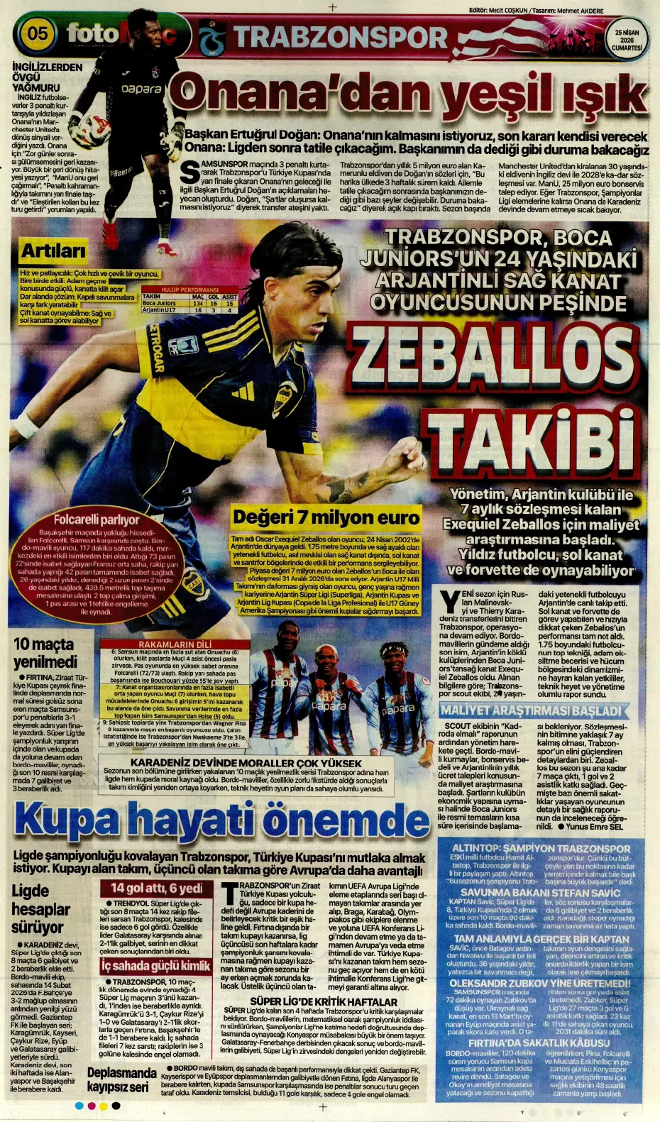 "Orkun Kökçü için 60 milyon euroyu gözden çıkardılar" | Sporun manşetleri - 5