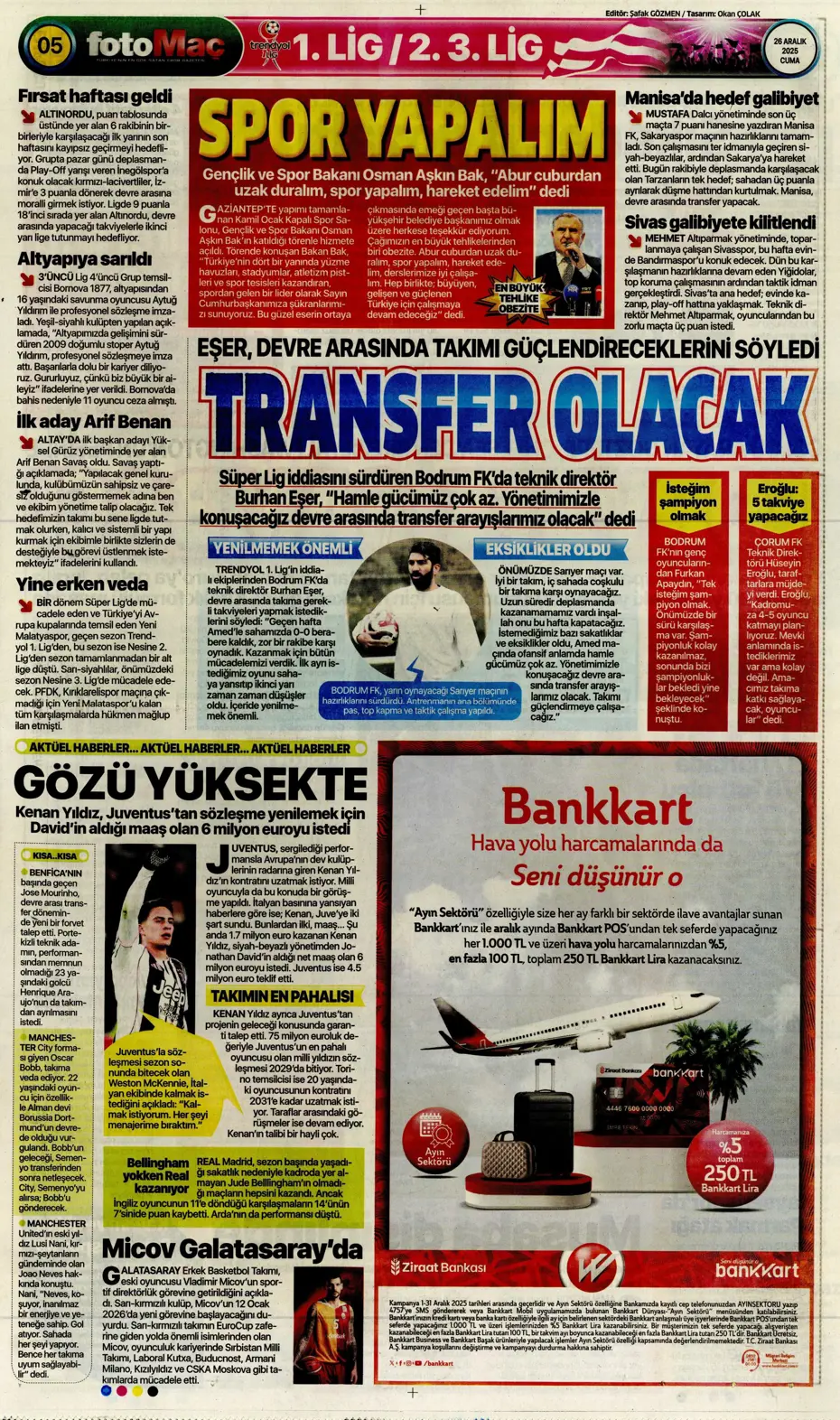 "Kerem Aktürkoğlu'na beklenmedik talip çıktı" | Sporun manşetleri - 12