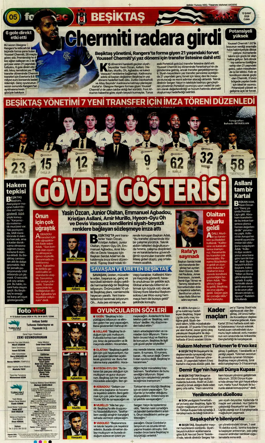 "Tedesco teklifi kabul etmeye yakın" | Sporun manşetleri - 8