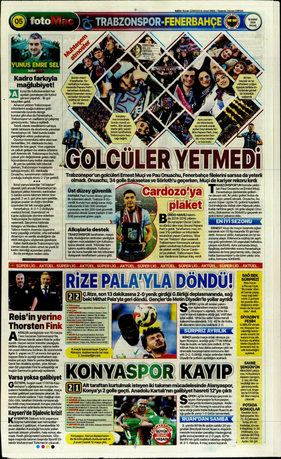 "Eyvah! Galatasaray'da Yunus Akgün endişesi" | Sporun manşetleri - 2 "Eyvah! Galatasaray'da Yunus Akgün endişesi" | Sporun manşetleri - 2