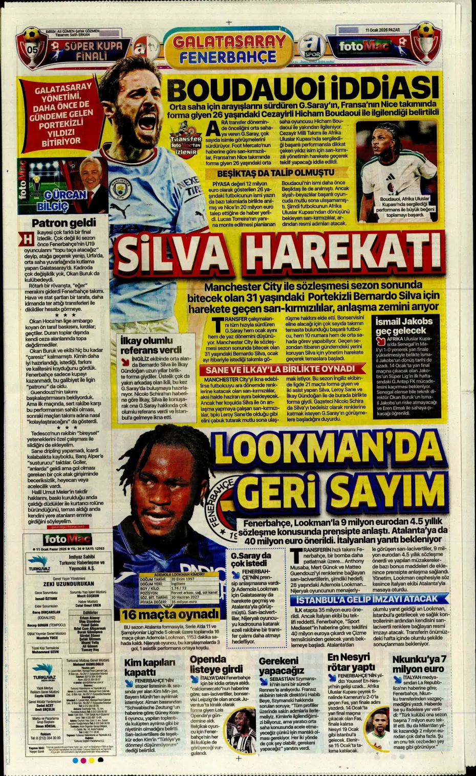 "Fenerbahçe'de volkanik patlama" | Sporun manşetleri - 3