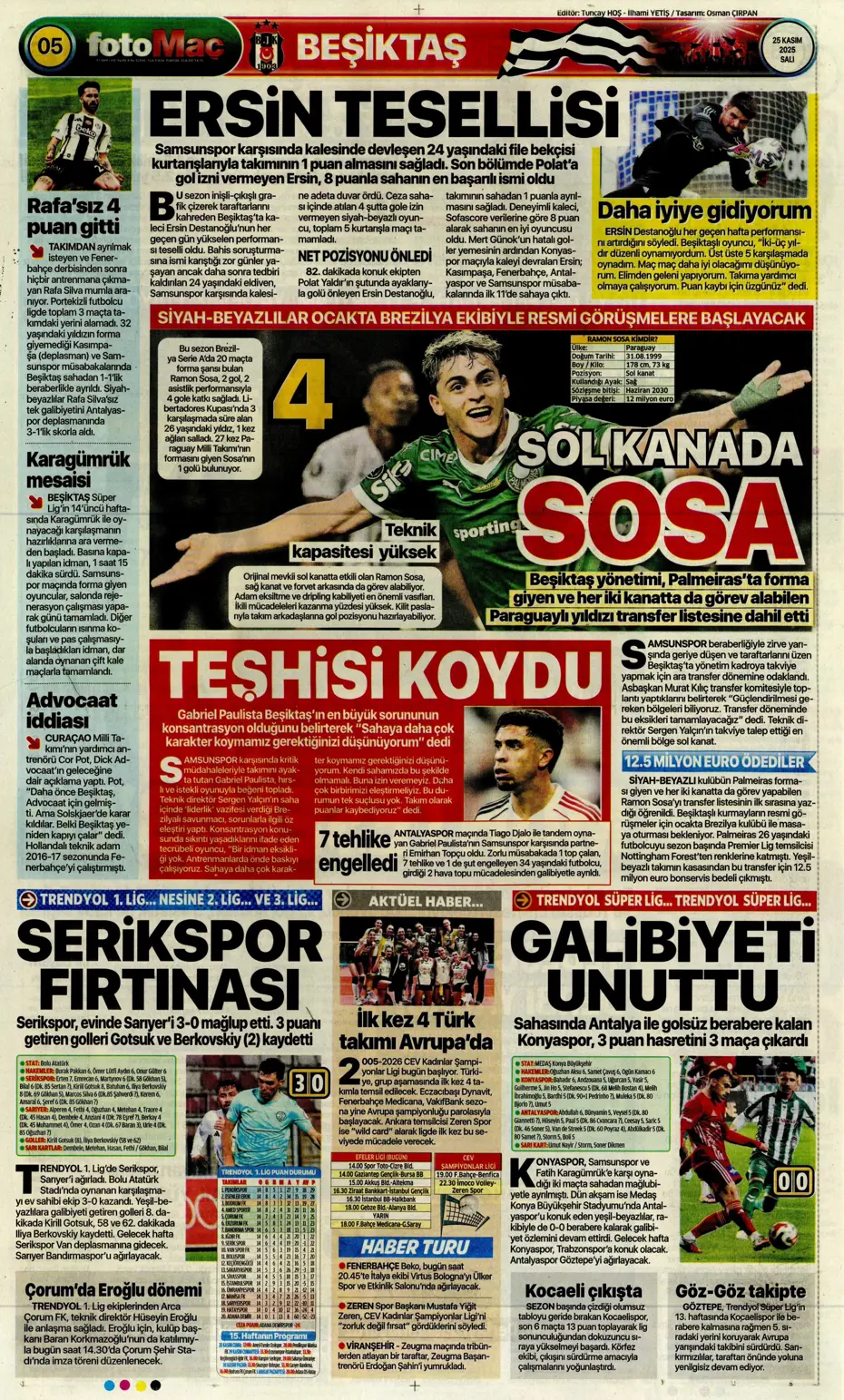 "Fenerbahçe'ye sürpriz golcü: Franculino Dju" | Sporun manşetleri - 23 "Fenerbahçe'ye sürpriz golcü: Franculino Dju" | Sporun manşetleri - 23