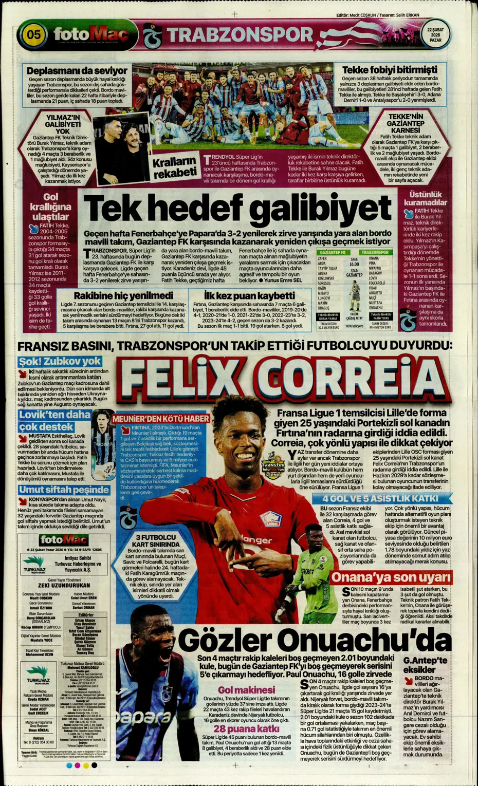 "Beklenen golcü Sörloth" | Sporun manşetleri - 6