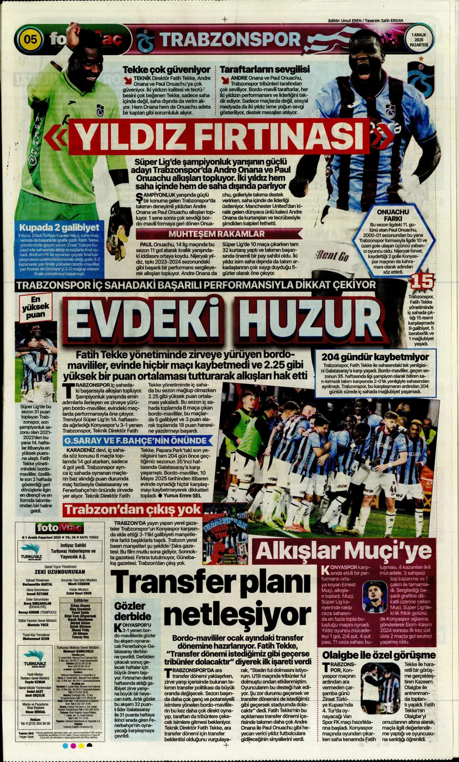 "Kadıköy'de 30 milyarlık dev buluşma" | Sporun manşetleri - 25