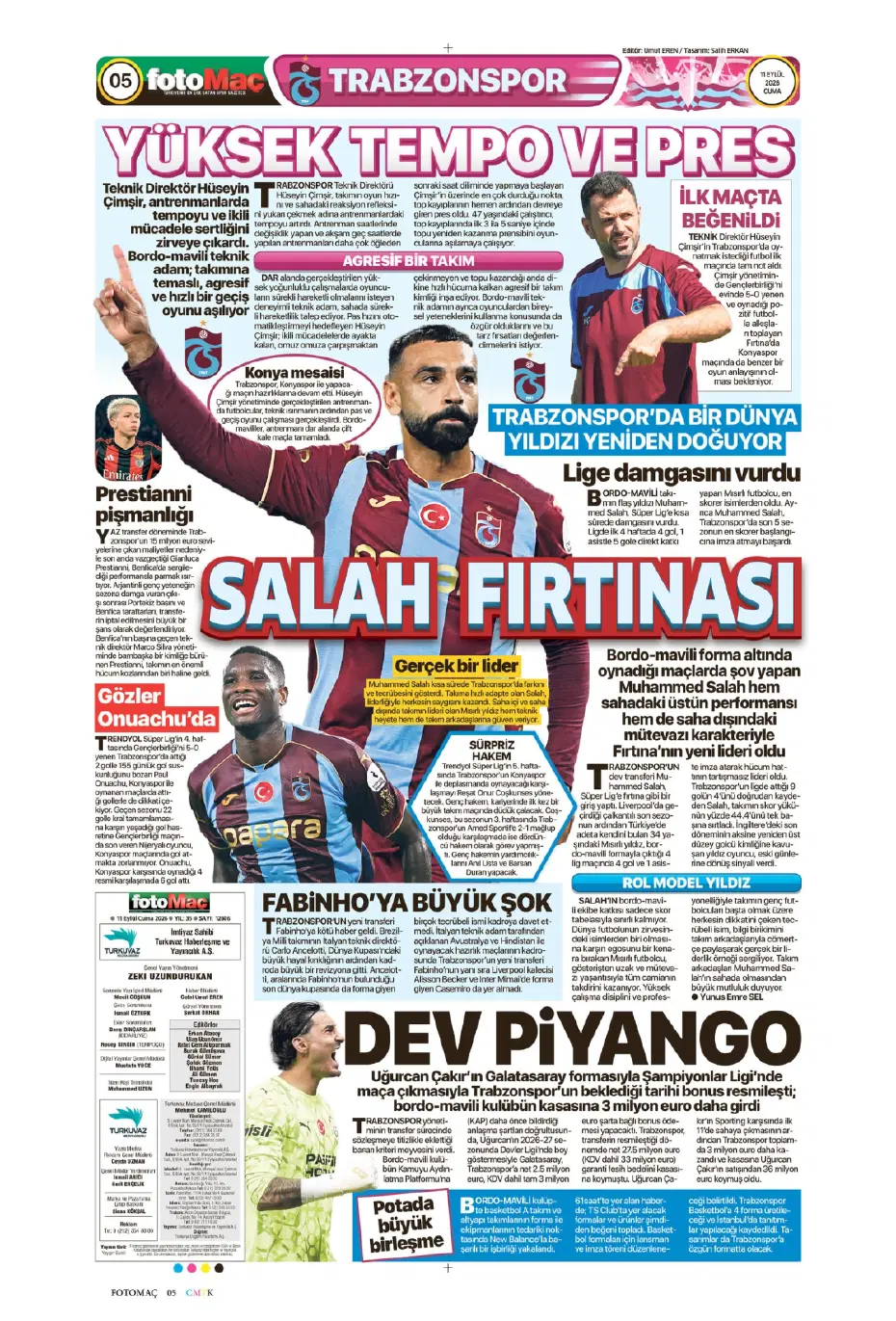 "İsmail Kartal gitti, geldi" | Sporun manşetleri - 23
