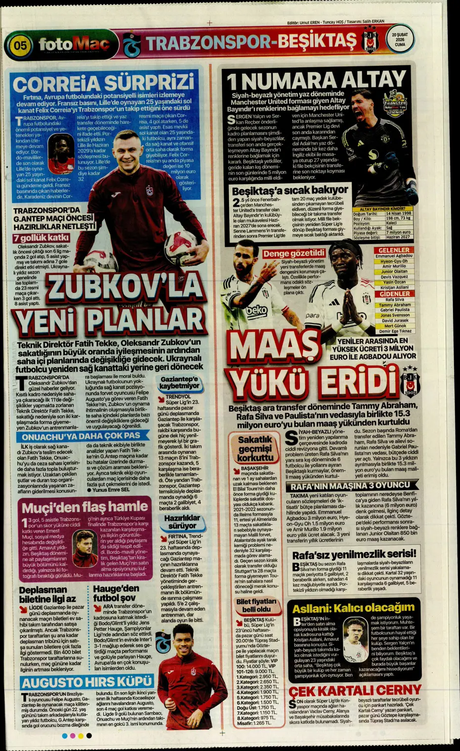 "Vitor Pereira Fenerbahçe'yi mat etti" | Sporun manşetleri - 5