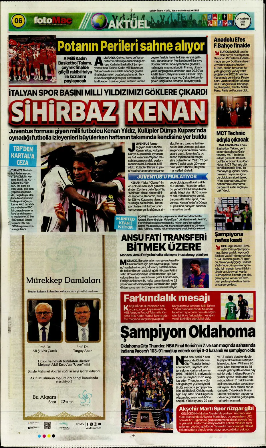 "Victor Osimhen'de son 16 gün" | Sporun manşetleri - 22