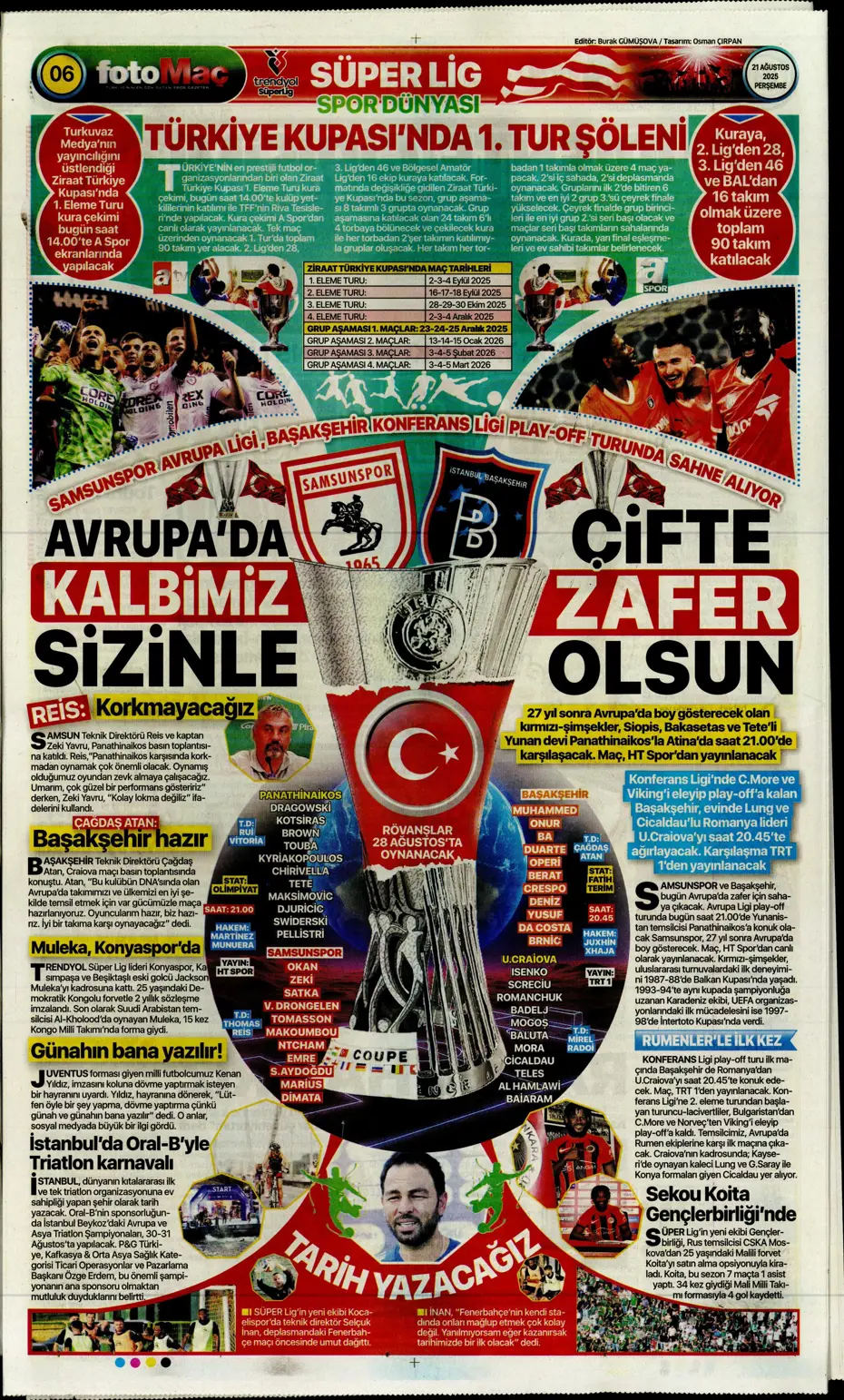 "Benfica'yı Kadıköy'de salladık ama yıkamadık" | Sporun manşetleri - 21