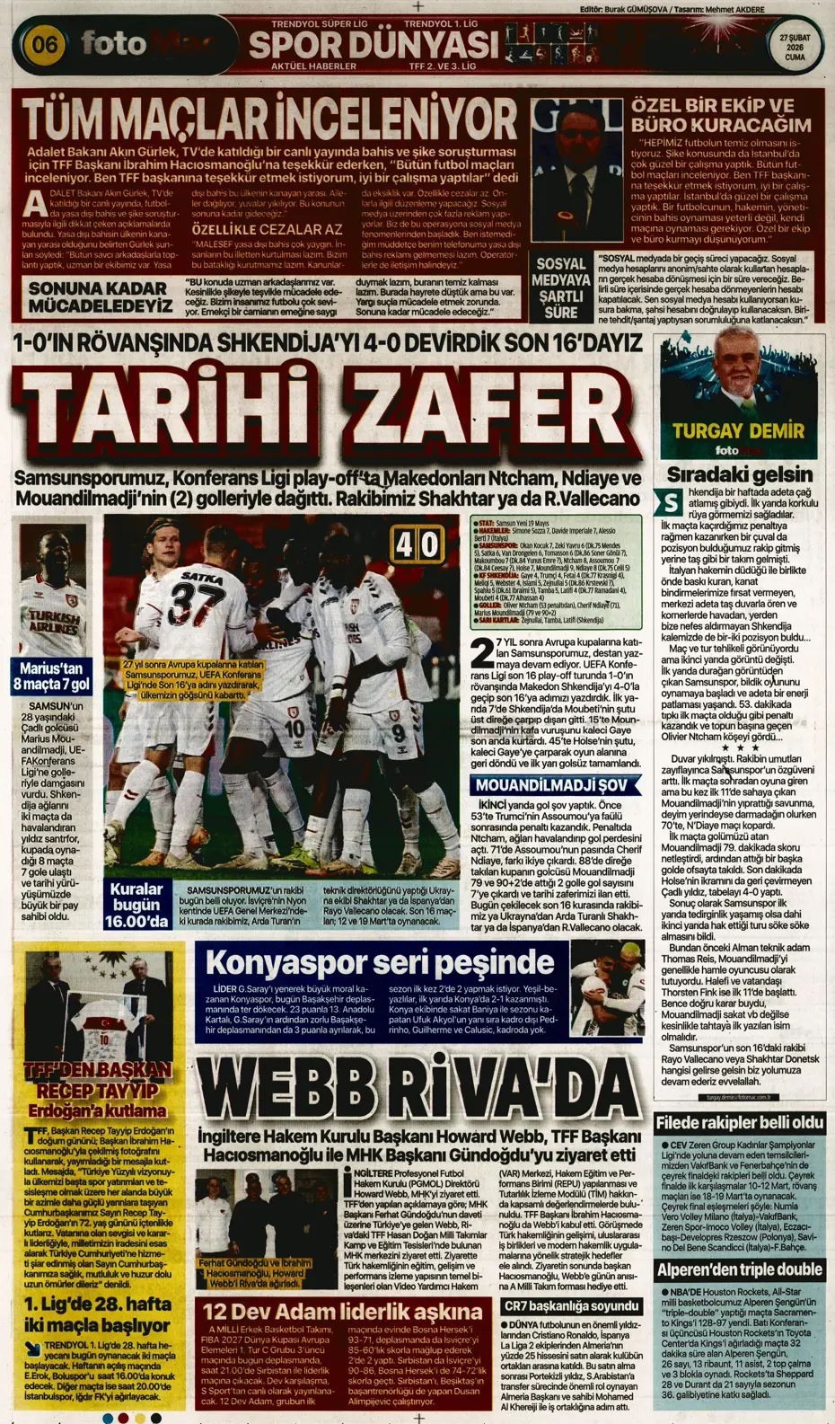 "Osimhen için müthiş iddia!" | Sporun manşetleri - 9 "Osimhen için müthiş iddia!" | Sporun manşetleri - 9