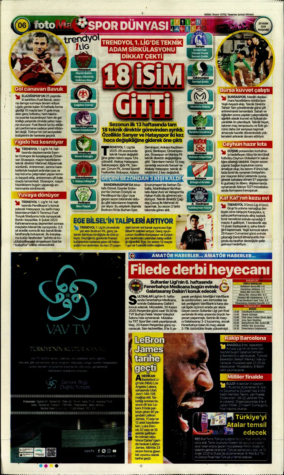 "Leao bombası" | Sporun manşetleri - 16