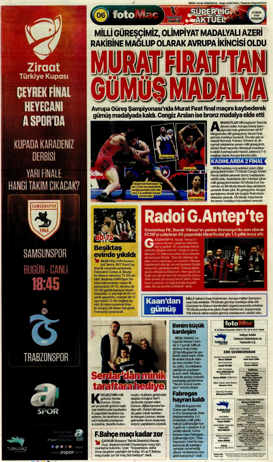 "Koopmeiners Galatasaray'a doğru" | Sporun manşetleri - 25