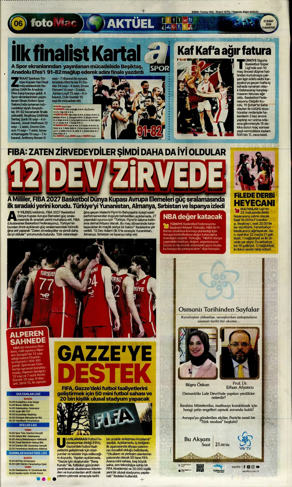 "İlk transfer Altay Bayındır" | Sporun manşetleri - 28