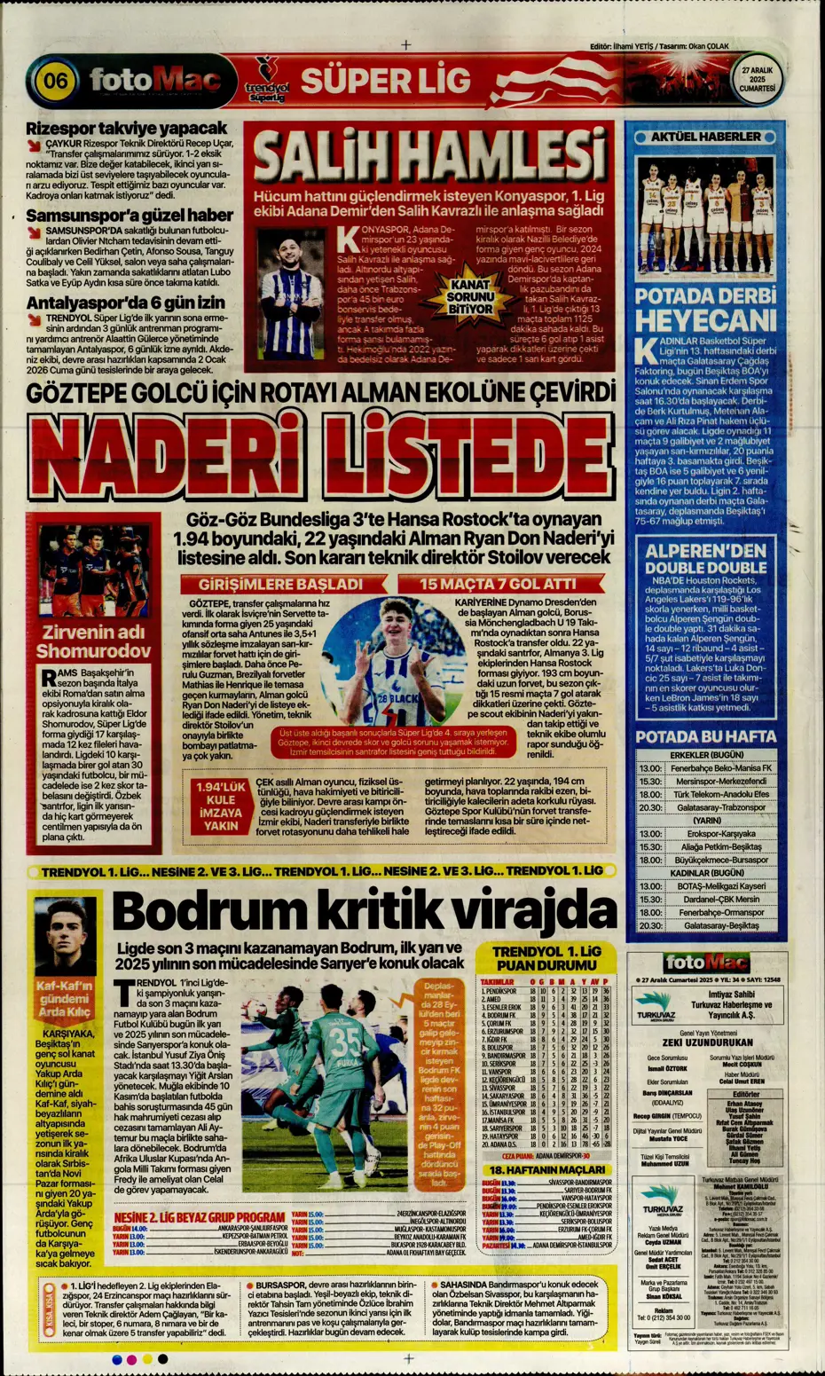 "Fenerbahçe'de 7 ayrılık birden" | Sporun manşetleri - 2 "Fenerbahçe'de 7 ayrılık birden" | Sporun manşetleri - 2