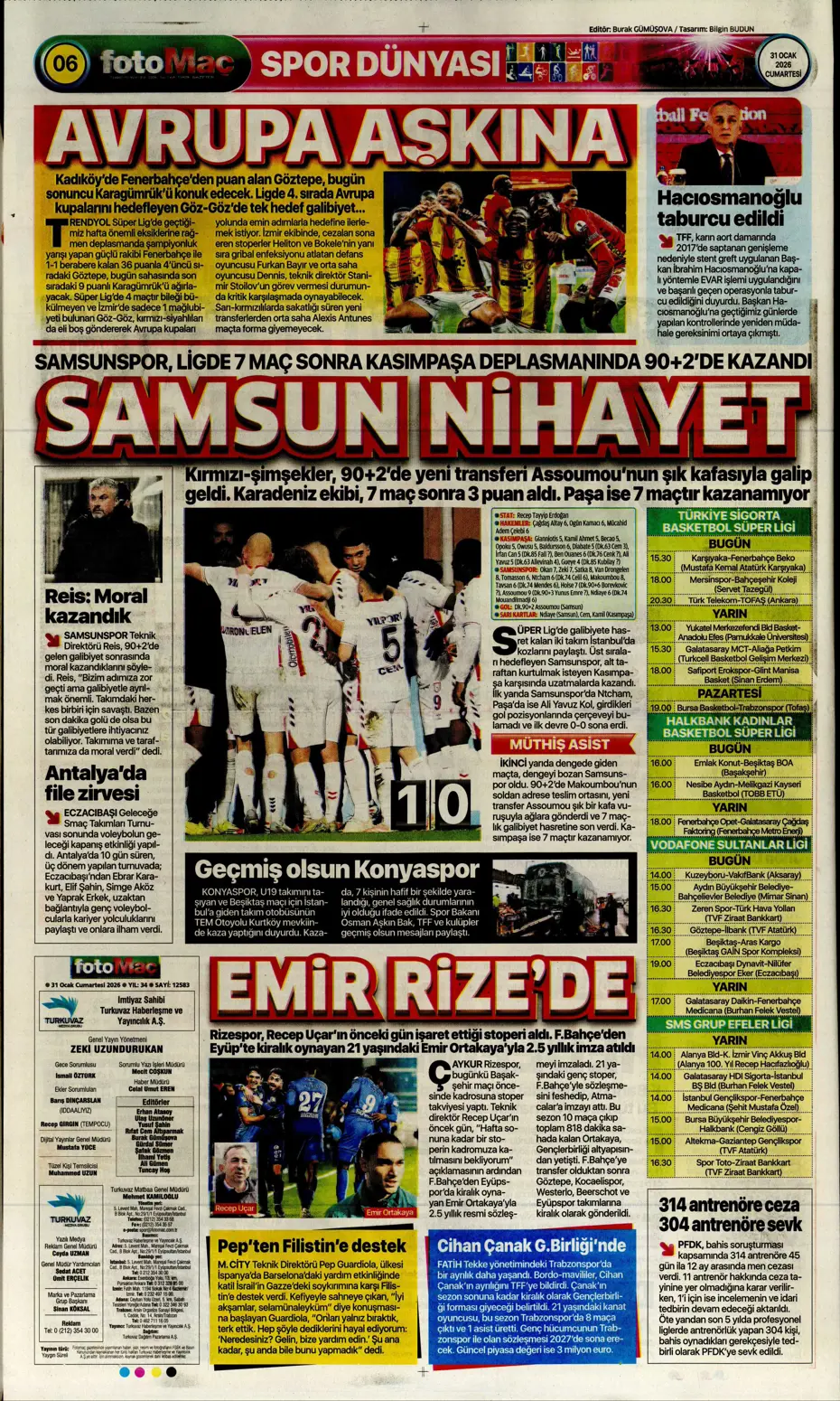 "Lookman, Fenerbahçe'de" | Sporun manşetleri - 3