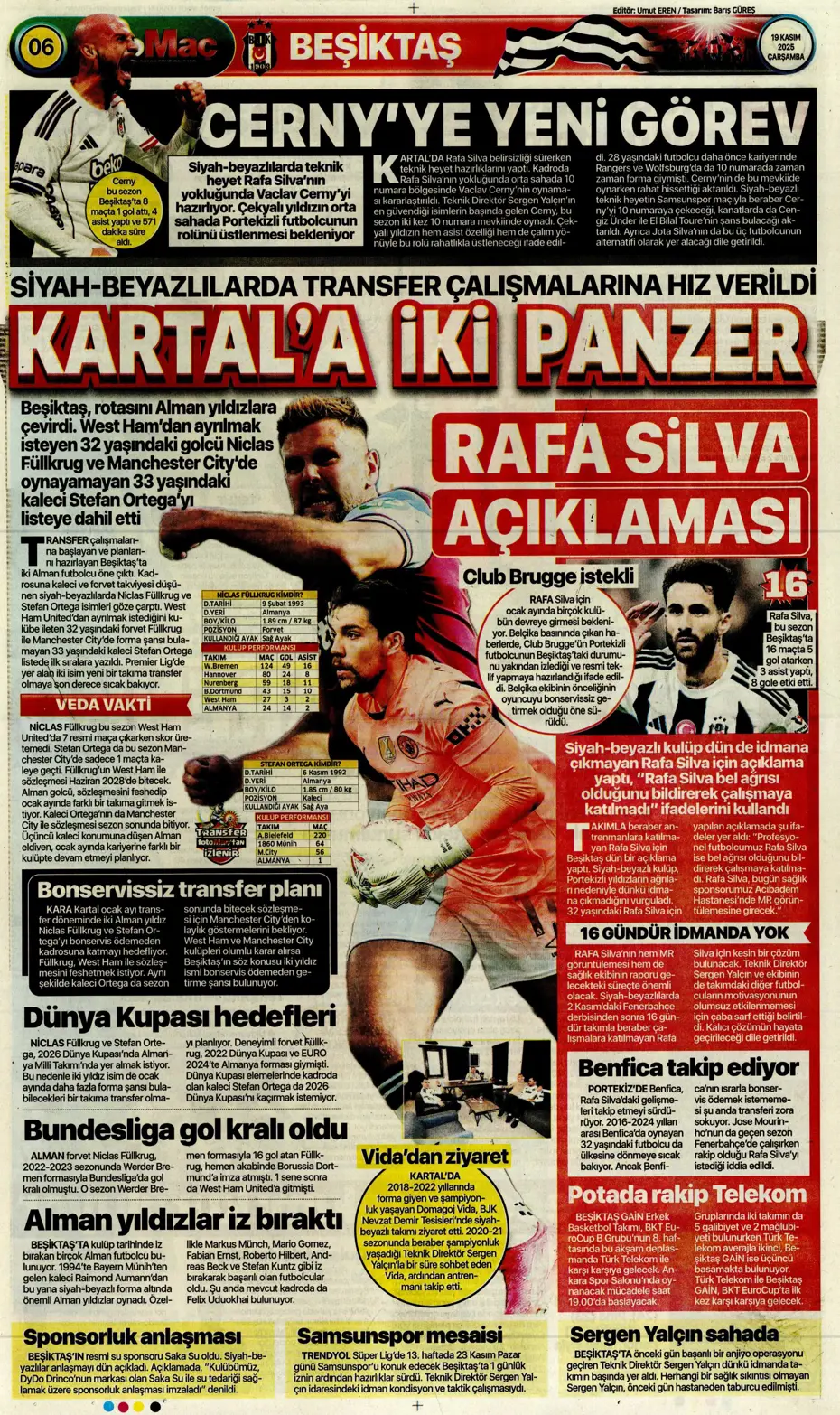 "Bizim Çocuklar Boğa'yı şişledi" | Sporun manşetleri - 20
