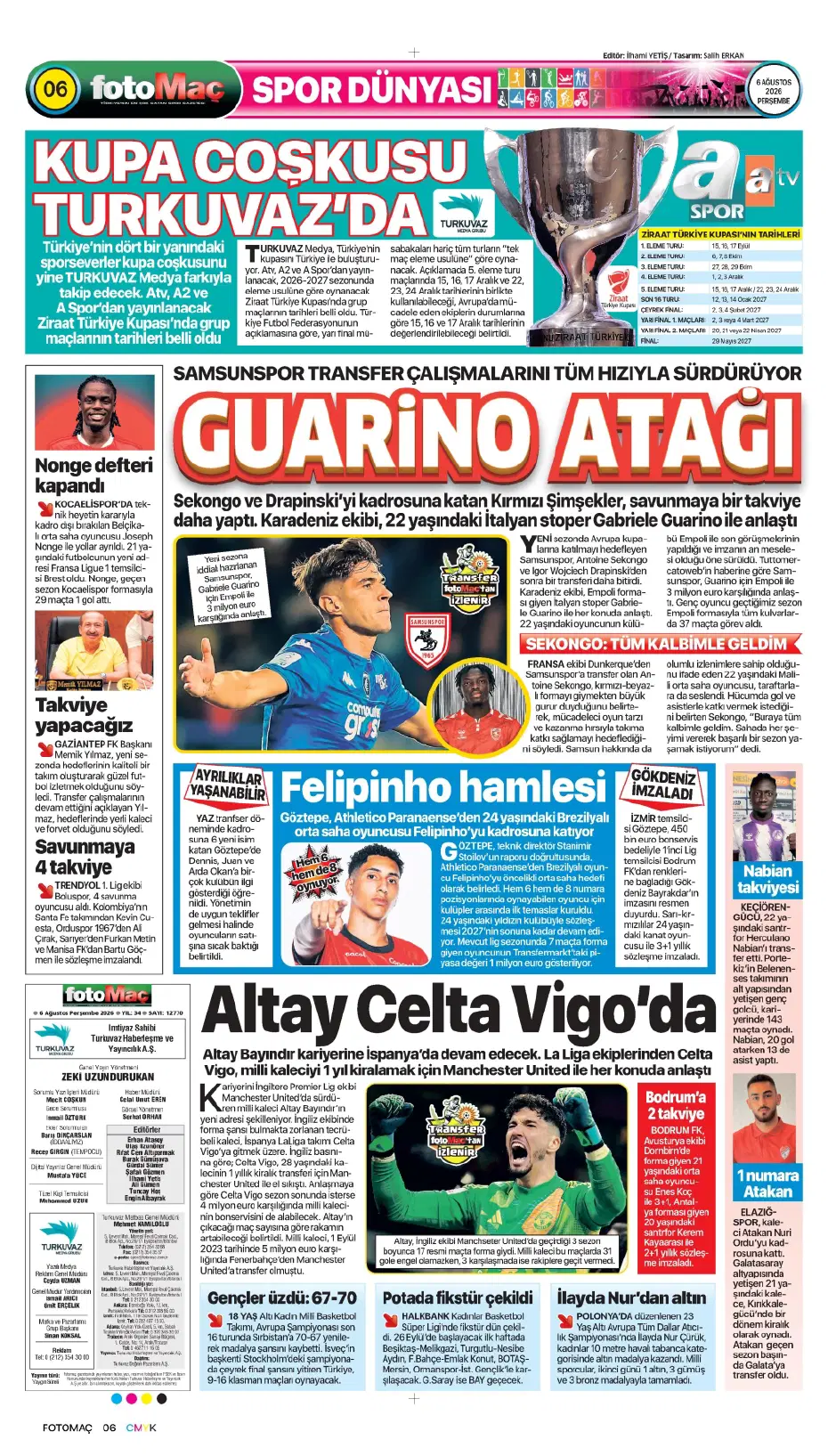 Tüm dünya Salah ve Trabzonspor'u konuşuyor | Sporun manşetleri - 11 Tüm dünya Salah ve Trabzonspor'u konuşuyor | Sporun manşetleri - 11