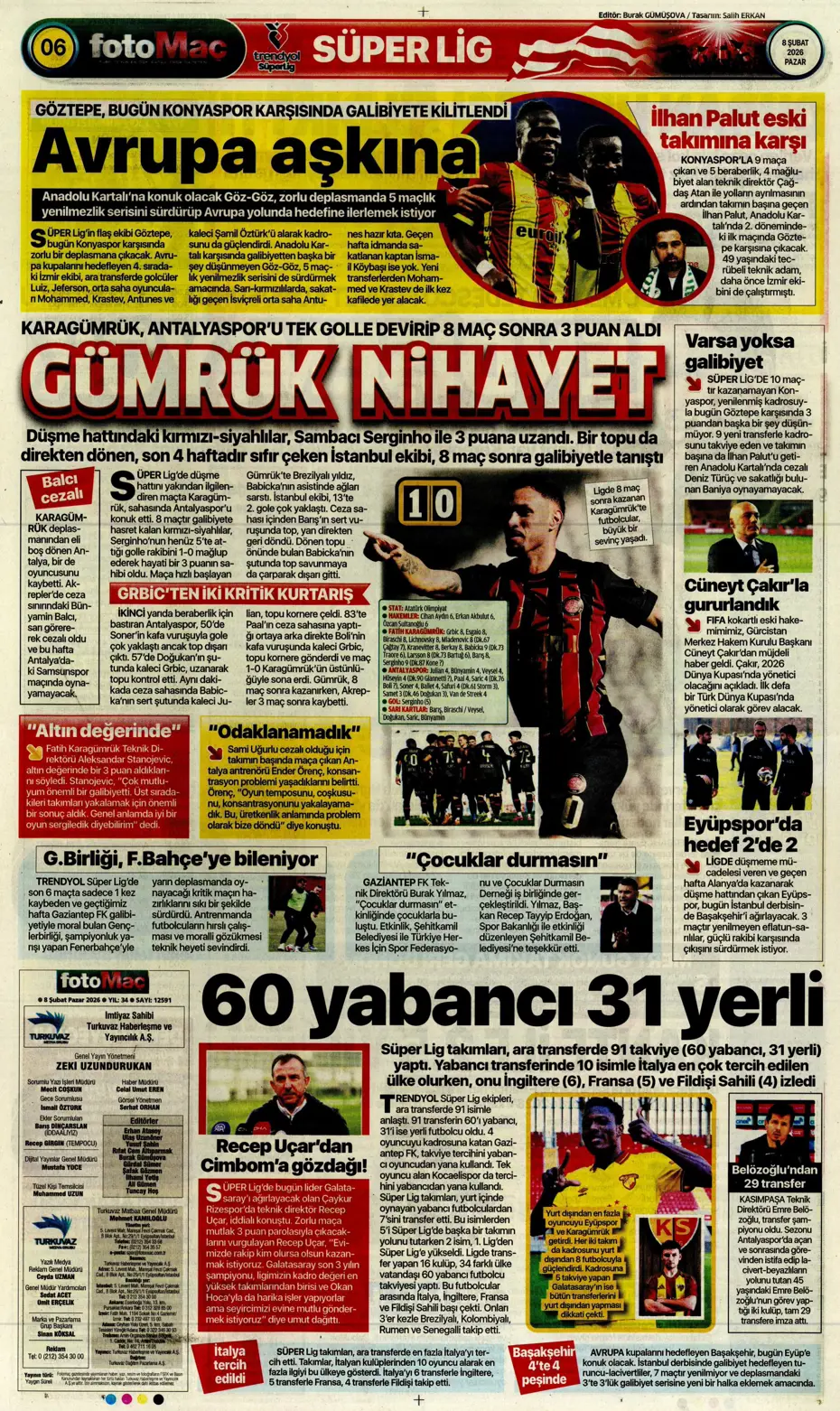 "Darwin Nunez apronda" | Sporun manşetleri - 11