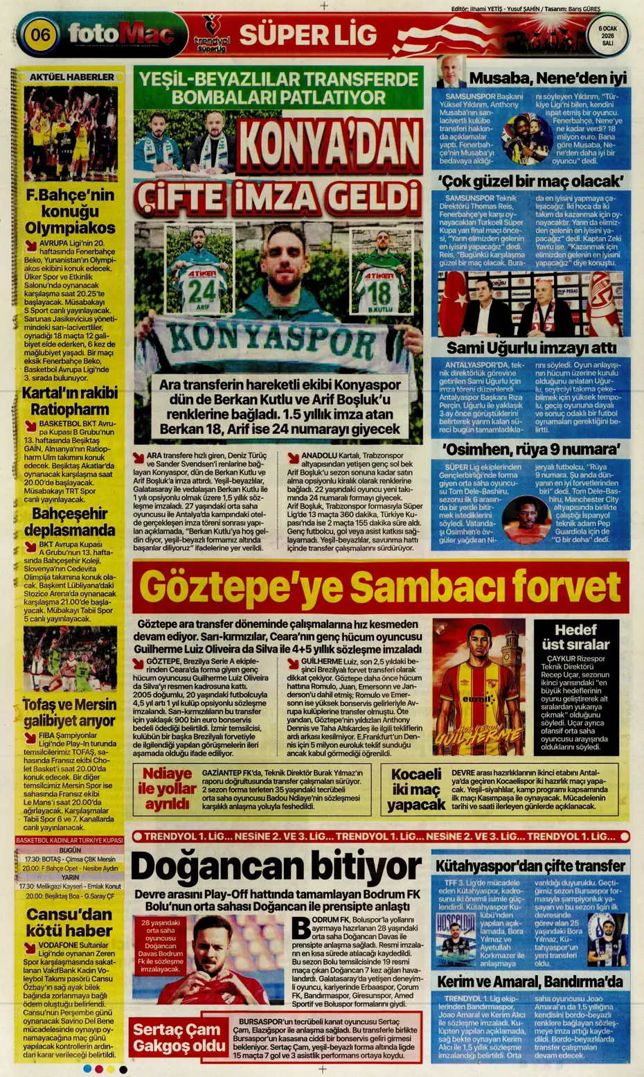 "Lookman Afrika Kupası'ndan direkt İstanbul'a" | Sporun manşetleri - 5 "Lookman Afrika Kupası'ndan direkt İstanbul'a" | Sporun manşetleri - 5